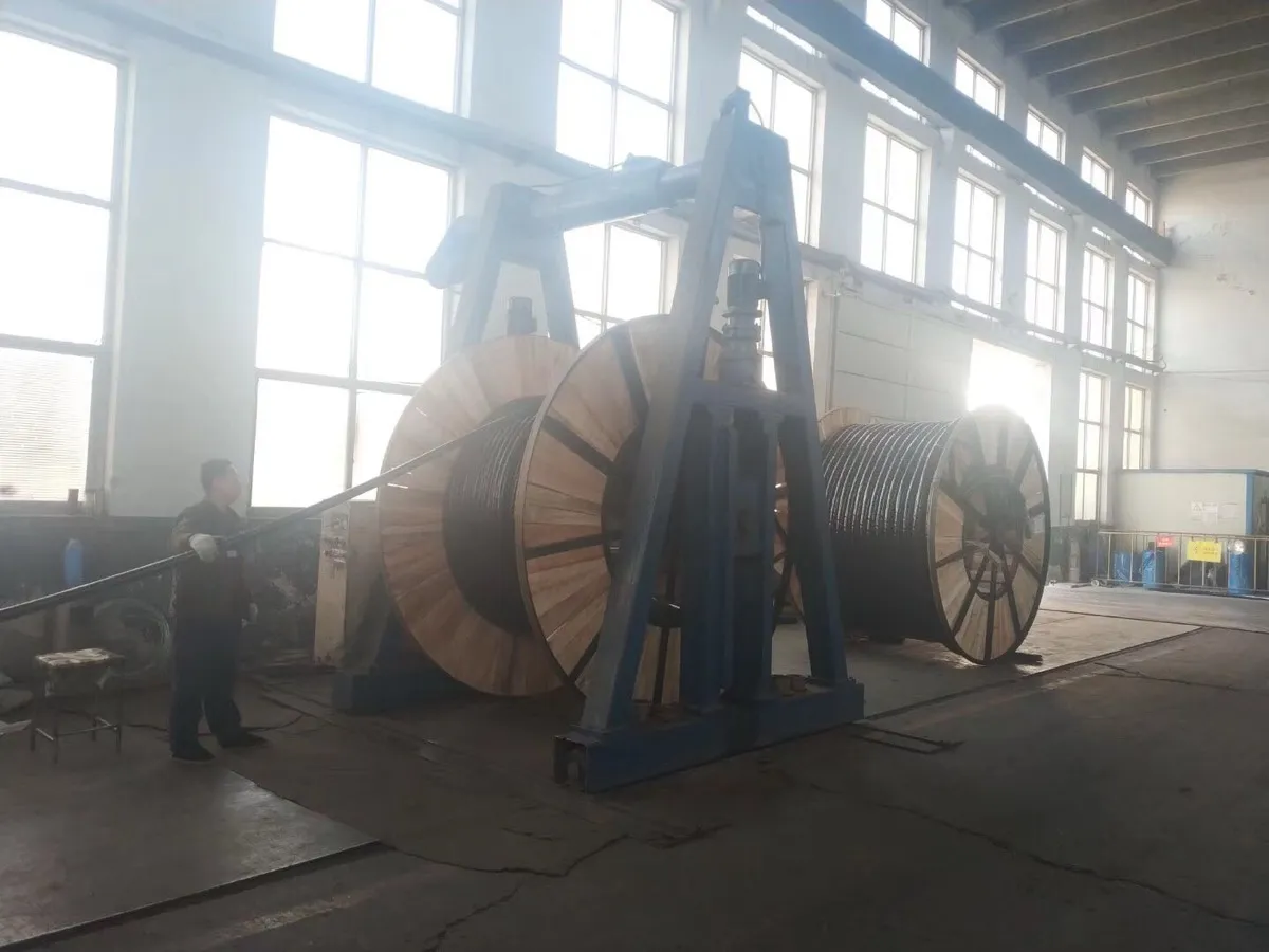 Power cable production line manufacturing XLPE insulated cables for export
