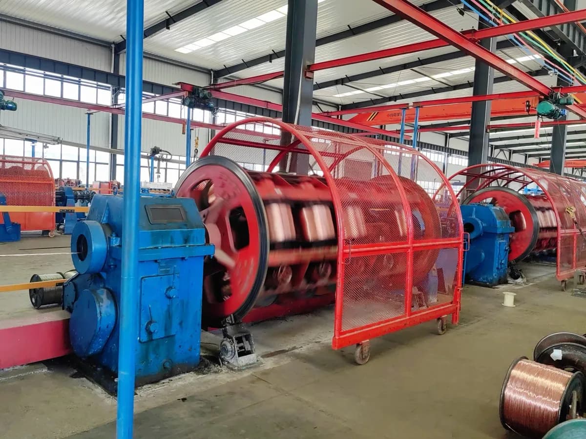 Huanghe Cable factory XLPE production line in Henan China