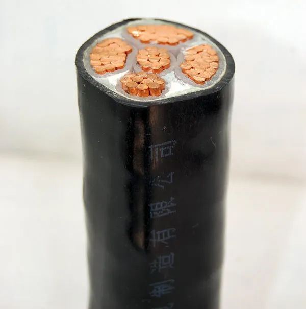 XLPE power cable range showing different sizes and voltage classes from a China manufacturer