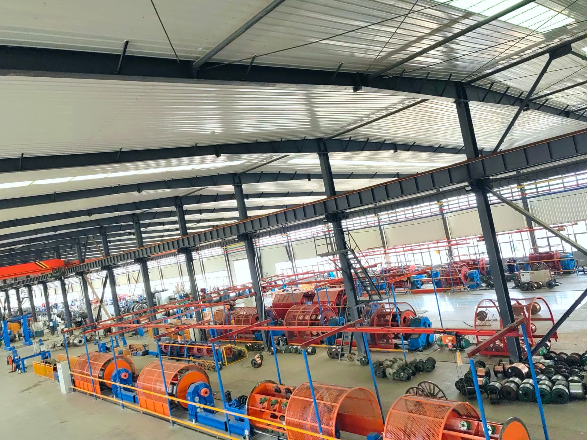 Cable factory production facility with testing and certification capabilities
