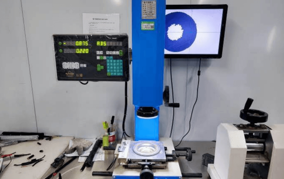 In-house cable testing laboratory with high-voltage test equipment and measurement instruments