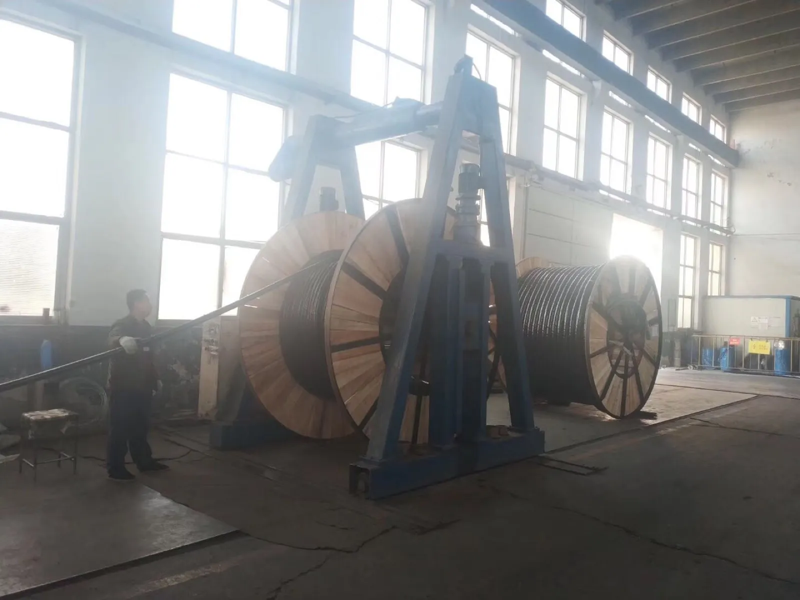 Cable production line in China factory