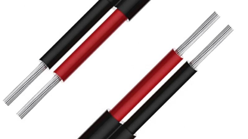 Twin Core Solar Cable 2-Core Flat Solar PV Cable